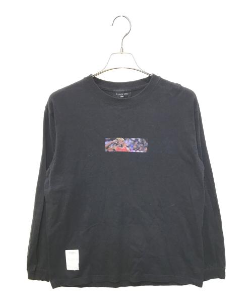 SAPEur（サプール）SAPEur (サプール) ロッドマンフォトプリントボックスロゴTシャツ ブラック サイズ:Lの古着・服飾アイテム