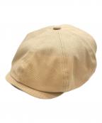 Mr,FATMANミスターファットマン）の古着「キャスケット」｜ベージュ