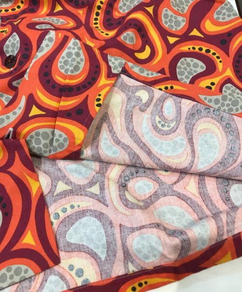 DRESS HIPPY（ドレスヒッピー）DRESS HIPPY (ドレスヒッピー) OLD PAISLEY S/S オレンジ サイズ:Lの古着・服飾アイテム