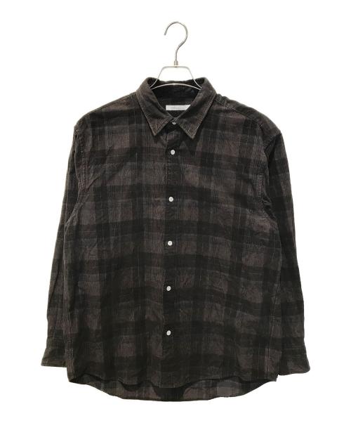 JOURNAL STANDARD（ジャーナルスタンダード）JOURNAL STANDARD (ジャーナルスタンダード) パターンコーデュロイ レギュラーカラーシャツ　24050600568030 ベージュ サイズ:Mの古着・服飾アイテム