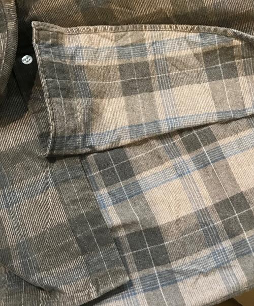 JOURNAL STANDARD（ジャーナルスタンダード）JOURNAL STANDARD (ジャーナルスタンダード) パターンコーデュロイ レギュラーカラーシャツ　24050600568030 ベージュ サイズ:Mの古着・服飾アイテム