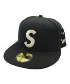 SUPREME×New Eraシュプリーム×ニューエラ）の古着「キャップ」｜ブラック