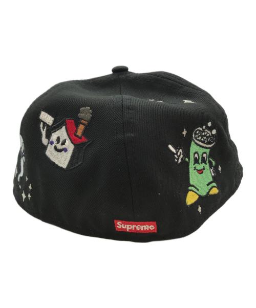 SUPREME（シュプリーム）Supreme (シュプリーム) New Era (ニューエラ) キャップ ブラックの古着・服飾アイテム