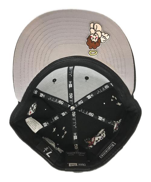 SUPREME（シュプリーム）Supreme (シュプリーム) New Era (ニューエラ) キャップ ブラックの古着・服飾アイテム