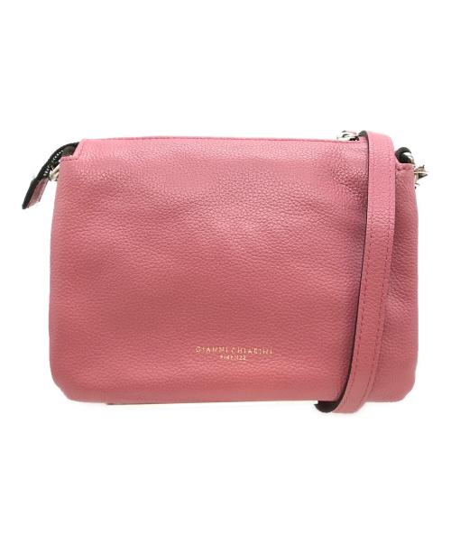 GIANNI CHIARINI（ジャンニ キアリーニ）GIANNI CHIARINI (ジャンニ キアリーニ) ショルダーバッグ ピンクの古着・服飾アイテム
