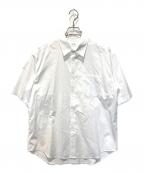 cornierコルニエ）の古着「FINX COTTON SHIRTS HALF SLEEVE」｜ホワイト