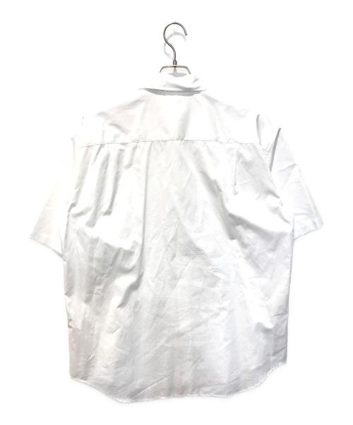 cornier（コルニエ）Cornier (コルニエ) FINX COTTON SHIRTS HALF SLEEVE ホワイト サイズ:Mの古着・服飾アイテム