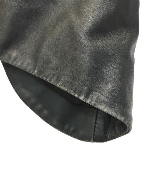 DIESEL（ディーゼル）DIESEL (ディーゼル) ラムレザーコート ブラック サイズ:Sの古着・服飾アイテム