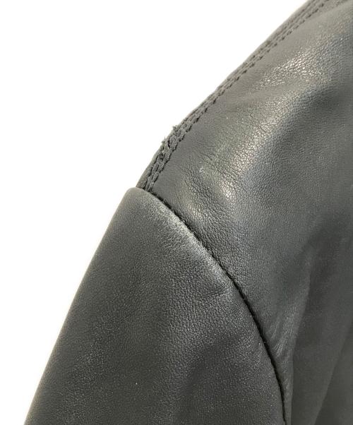 DIESEL（ディーゼル）DIESEL (ディーゼル) ラムレザーコート ブラック サイズ:Sの古着・服飾アイテム