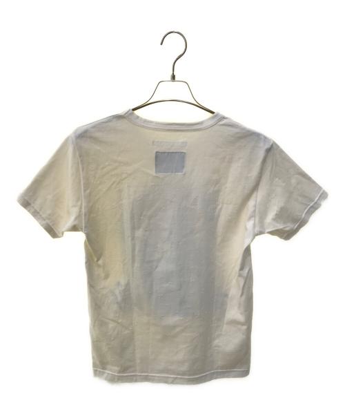 GOD SELECTION XXX（ゴッドセレクショントリプルエックス）GOD SELECTION XXX (ゴッドセレクショントリプルエックス) プリントダメージTシャツ ホワイト サイズ:Mの古着・服飾アイテム