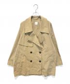 Spick and Spanスピック＆スパン）の古着「C/Pミドル丈トレンチコート　25020200900120」｜ベージュ