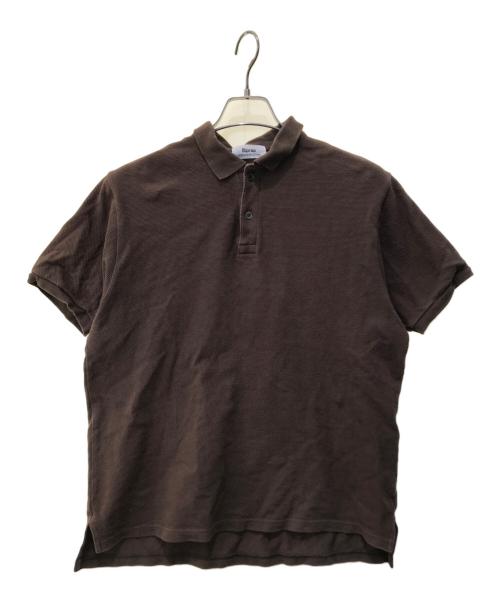 riprap（リップラップ）riprap (リップラップ) 鹿の子ポロシャツ　RRCS0905 ブラウン サイズ:MEDIUMの古着・服飾アイテム