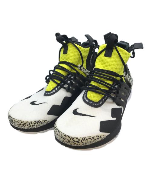NIKE（ナイキ）NIKE (ナイキ) ACRONYM (アクロニウム) Air Presto Mid　AH7832-100 ブラック サイズ:27の古着・服飾アイテム