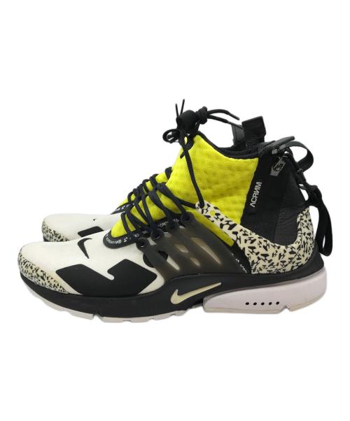 NIKE（ナイキ）NIKE (ナイキ) ACRONYM (アクロニウム) Air Presto Mid　AH7832-100 ブラック サイズ:27の古着・服飾アイテム