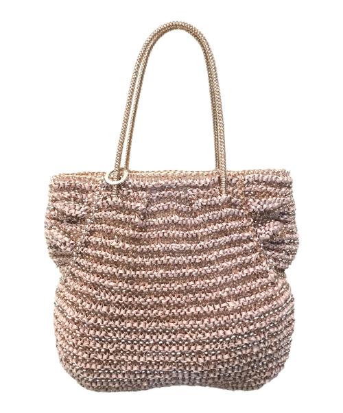 ANTEPRIMA（アンテプリマ）ANTEPRIMA (アンテプリマ) ワイヤートートバッグ ピンクの古着・服飾アイテム