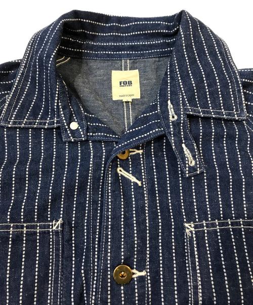 F.O.B FACTORY（エフオービー ファクトリー）F.O.B FACTORY (エフオービー ファクトリー) WABASH COVERALL　F2410 インディゴ サイズ:Lの古着・服飾アイテム