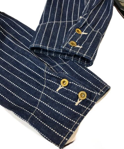 F.O.B FACTORY（エフオービー ファクトリー）F.O.B FACTORY (エフオービー ファクトリー) WABASH COVERALL　F2410 インディゴ サイズ:Lの古着・服飾アイテム