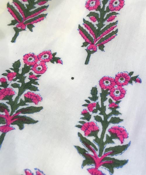 SZ Blockprints（エスゼットブロックプリント）SZ Blockprints (エスゼットブロックプリント) Ron Herman (ロンハーマン) スキッパードレスワンピース　3510300401 ホワイト サイズ:Sの古着・服飾アイテム