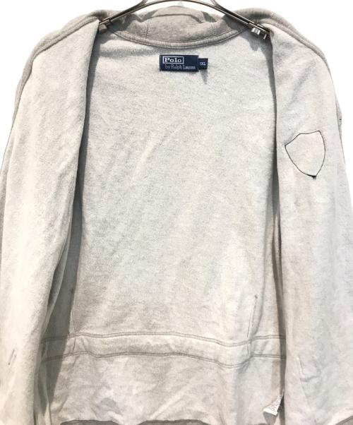 POLO RALPH LAUREN（ポロ・ラルフローレン）POLO RALPH LAUREN (ポロ・ラルフローレン) ショールカラーカーディガン グレー サイズ:XXLの古着・服飾アイテム