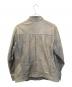 BOSS HUGO BOSS (ボス ヒューゴボス) レザーボンバージャケット グレー サイズ:56：14000円