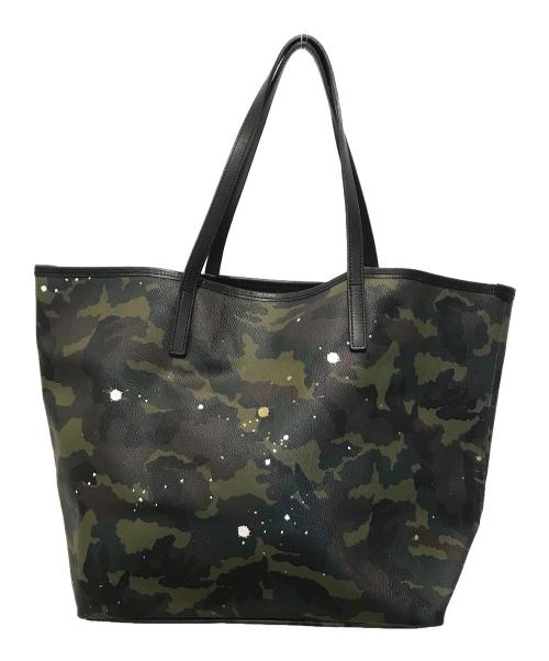 Gentil Bandit（ジャンティバンティ）GENTIL BANDIT (ジャンティバンティ) カモフラージュ柄トートバッグ カーキの古着・服飾アイテム