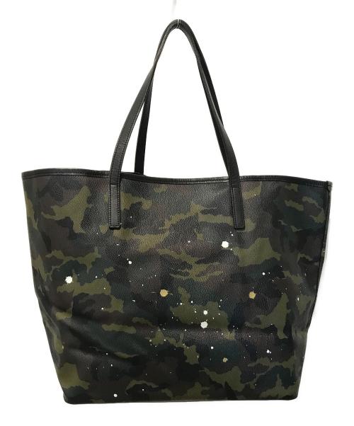 Gentil Bandit（ジャンティバンティ）GENTIL BANDIT (ジャンティバンティ) カモフラージュ柄トートバッグ カーキの古着・服飾アイテム