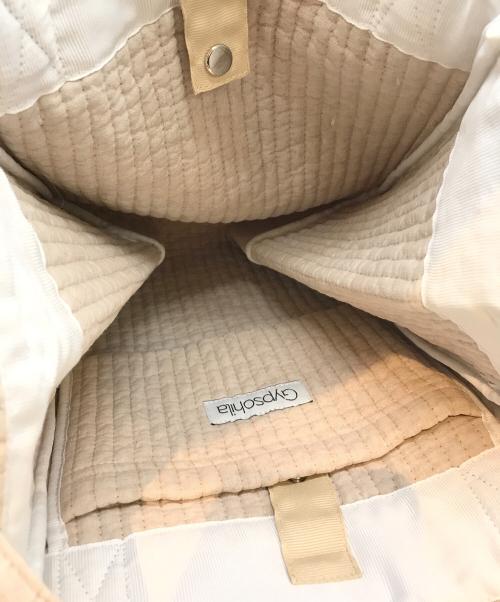 Gypsohila（ジプソフィア）Gypsohila (ジプソフィア) タウンバッグ ベージュの古着・服飾アイテム