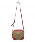 GUCCI (グッチ) ショルダーバッグ　449413 ベージュ×レッド：60000円