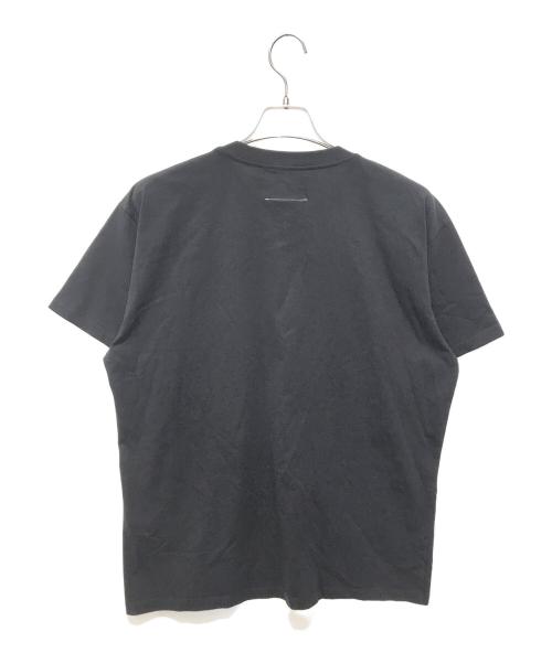 MM6 Maison Margiela（エムエムシックスメゾンマルジェラ）MM6 Maison Margiela (エムエムシックスメゾンマルジェラ) ロゴ刺繍Tシャツ ブラック サイズ:Sの古着・服飾アイテム