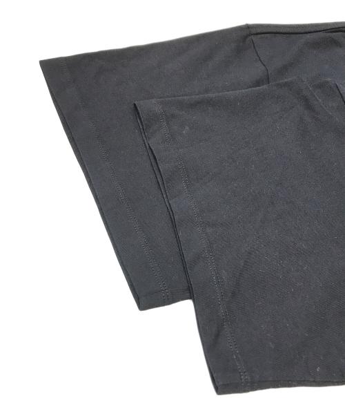 MM6 Maison Margiela（エムエムシックスメゾンマルジェラ）MM6 Maison Margiela (エムエムシックスメゾンマルジェラ) ロゴ刺繍Tシャツ ブラック サイズ:Sの古着・服飾アイテム