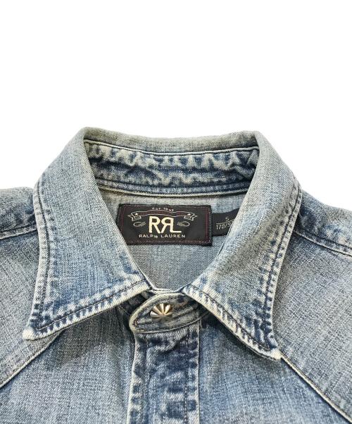 RRL（ダブルアールエル）RRL (ダブルアールエル) デニムウエスタンシャツ インディゴ サイズ:Sの古着・服飾アイテム
