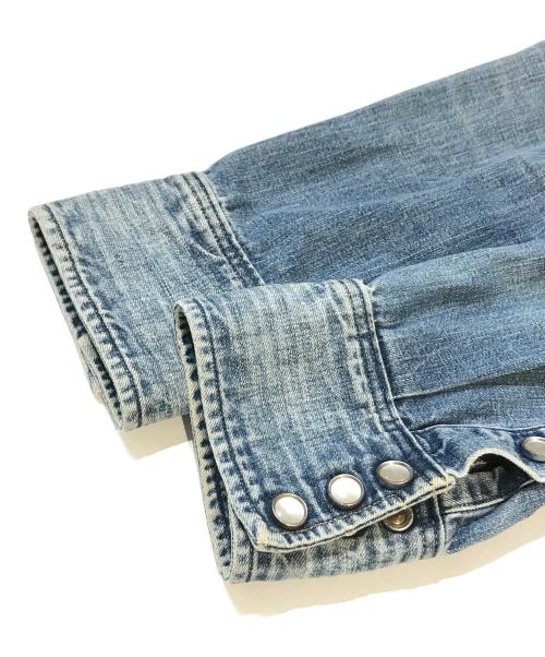 RRL（ダブルアールエル）RRL (ダブルアールエル) デニムウエスタンシャツ インディゴ サイズ:Sの古着・服飾アイテム