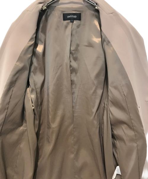 UNTITLED（アンタイトル）UNTITLED (アンタイトル) ダブルクロス Wブレストジャケット 153-47306 ベージュ サイズ:2の古着・服飾アイテム