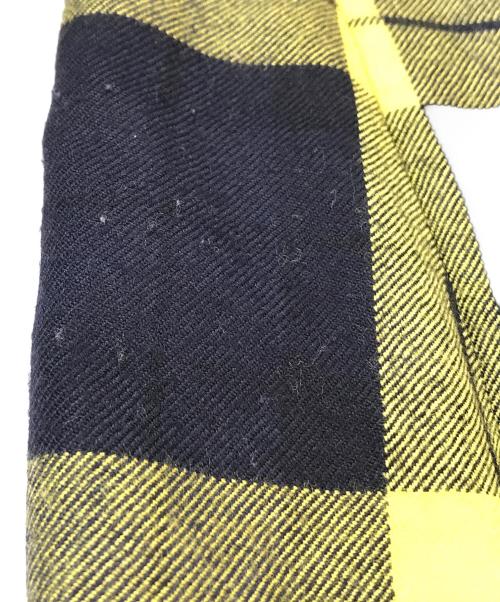 SHIPS（シップス）SHIPS (シップス) チェック フリンジ スカート　313-25-0602 イエロー サイズ:38の古着・服飾アイテム