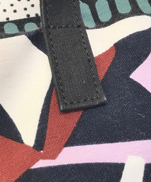 MARNI（マルニ）MARNI (マルニ) バンダナトートバッグ　	フラワーカフェ　　バンダナトート ネイビー×ピンクの古着・服飾アイテム