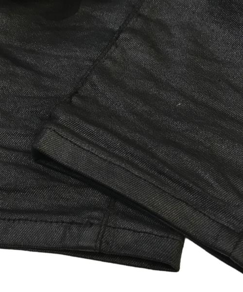 mnml（ミニマル）MNML (ミニマル) ワックスコーティングスキニーデニム ブラック サイズ:34の古着・服飾アイテム