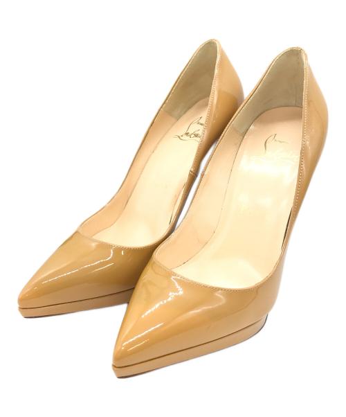 Christian Louboutin（クリスチャン・ルブタン）Christian Louboutin (クリスチャン・ルブタン) ヒールパンプス オレンジ サイズ:34 1/2の古着・服飾アイテム