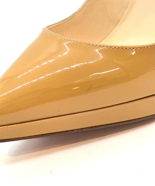 Christian Louboutin（クリスチャン・ルブタン）Christian Louboutin (クリスチャン・ルブタン) ヒールパンプス オレンジ サイズ:34 1/2の古着・服飾アイテム