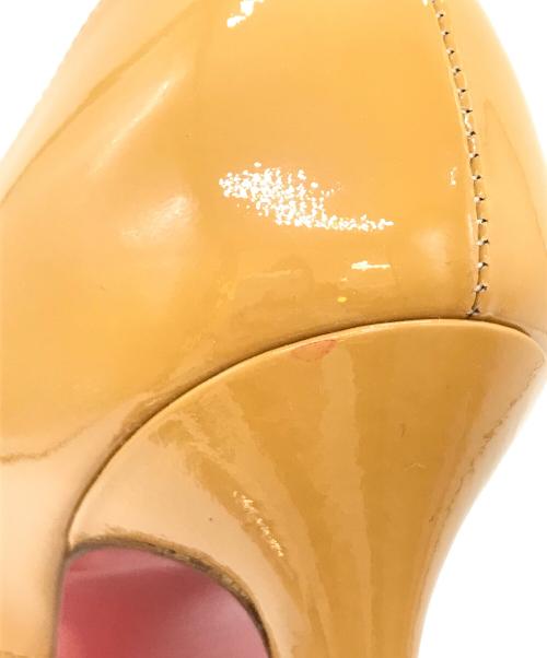 Christian Louboutin（クリスチャン・ルブタン）Christian Louboutin (クリスチャン・ルブタン) ヒールパンプス オレンジ サイズ:34 1/2の古着・服飾アイテム