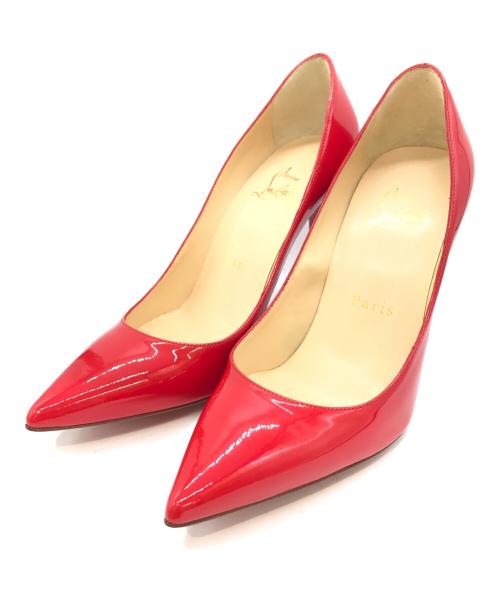 Christian Louboutin（クリスチャン・ルブタン）Christian Louboutin (クリスチャン・ルブタン) ヒールパンプス レッド サイズ:34 1/2の古着・服飾アイテム