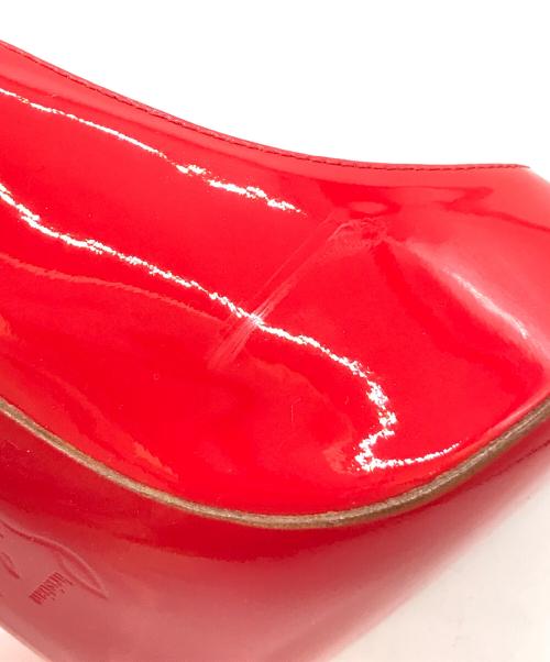 Christian Louboutin（クリスチャン・ルブタン）Christian Louboutin (クリスチャン・ルブタン) ヒールパンプス レッド サイズ:34 1/2の古着・服飾アイテム
