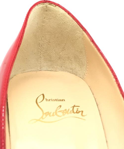 Christian Louboutin（クリスチャン・ルブタン）Christian Louboutin (クリスチャン・ルブタン) ヒールパンプス レッド サイズ:34 1/2の古着・服飾アイテム