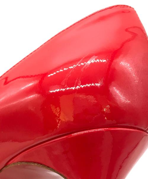 Christian Louboutin（クリスチャン・ルブタン）Christian Louboutin (クリスチャン・ルブタン) ヒールパンプス レッド サイズ:34 1/2の古着・服飾アイテム