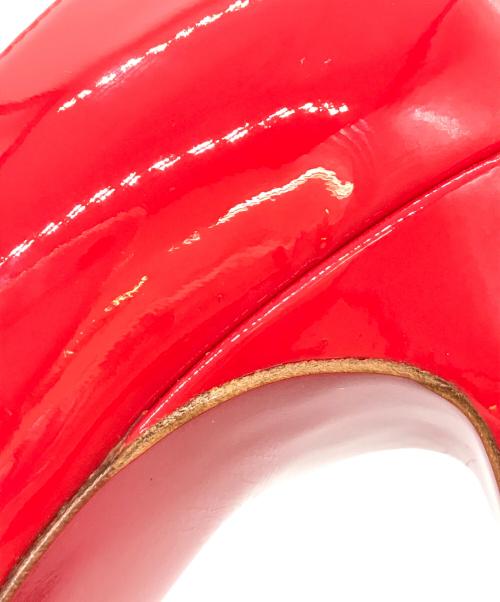Christian Louboutin（クリスチャン・ルブタン）Christian Louboutin (クリスチャン・ルブタン) ヒールパンプス レッド サイズ:34 1/2の古着・服飾アイテム