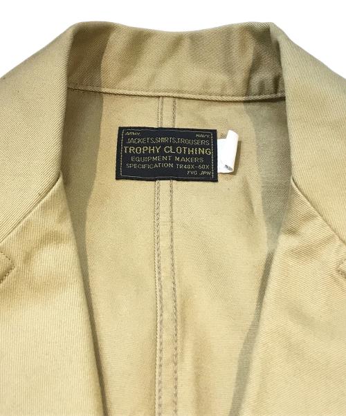 Trophy Clothing（トロフィークロージング）Trophy Clothing (トロフィークロージング) テーラードジャケット ベージュ サイズ:Lの古着・服飾アイテム