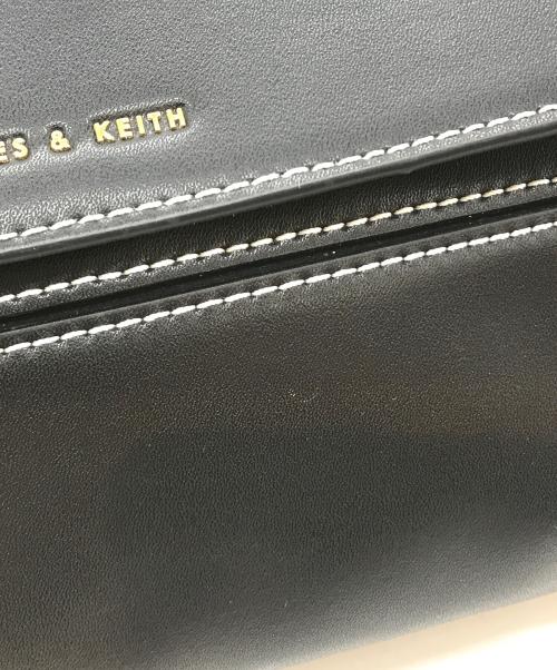 CHARLES & KEITH（チャールズアンドキース）CHARLES & KEITH (チャールズ＆キース) ナスリン ジオメトリックショルダーバッグ ブラックの古着・服飾アイテム