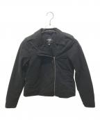 HARLEY-DAVIDSONハーレーダビッドソン）の古着「Silver Wing Script Font Motorcycle Jacket」｜ブラック