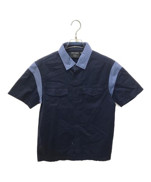 HARLEY-DAVIDSON（ハーレーダビッドソン）HARLEY-DAVIDSON (ハーレーダビッドソン) Shirt-Woven- Caban　96864-23VM ネイビー サイズ:Sの古着・服飾アイテム