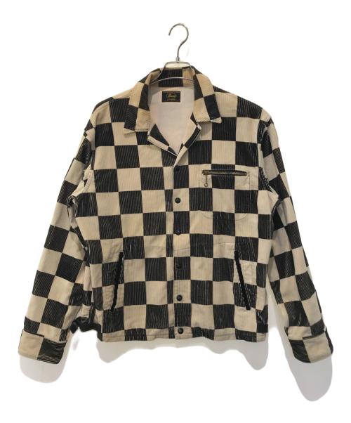 THE REAL McCOY'S（ザ・リアルマッコイズ）THE REAL McCOY'S (ザ・リアルマッコイズ) BUCO CHECKERED CORDUROY JACKET アイボリー×ブラック サイズ:XLの古着・服飾アイテム