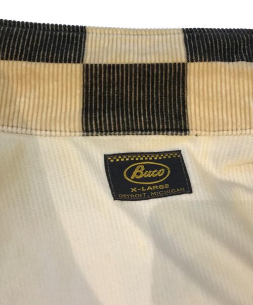 THE REAL McCOY'S（ザ・リアルマッコイズ）THE REAL McCOY'S (ザ・リアルマッコイズ) BUCO CHECKERED CORDUROY JACKET アイボリー×ブラック サイズ:XLの古着・服飾アイテム